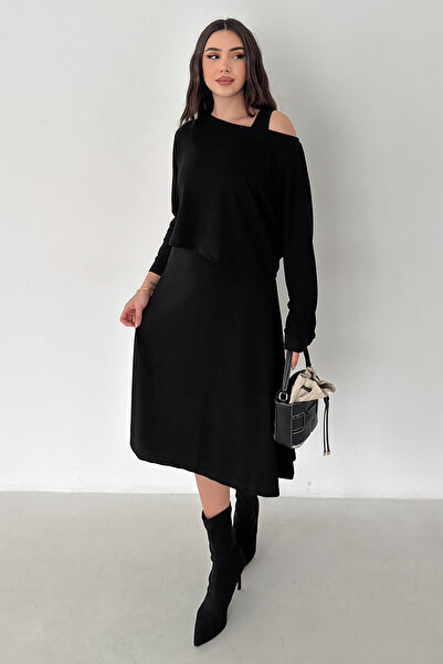 Noa&Noa Women's Off-Shoulder Set – Burgundy Drift