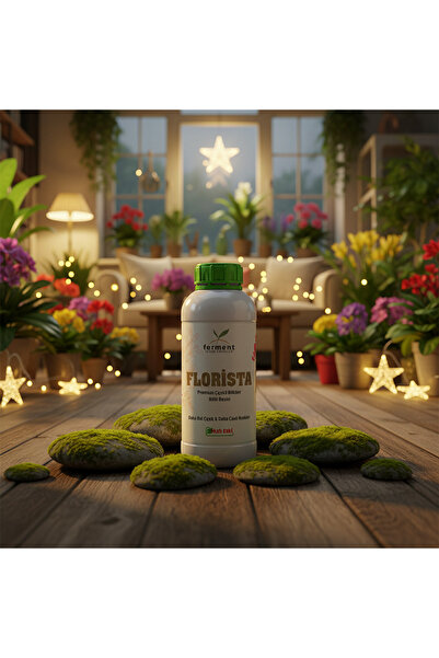 Ferment Florista Üçlü 500 ml (3 Adet) Tüm Çiçekli Salon Bitkileri İçin Canlan...