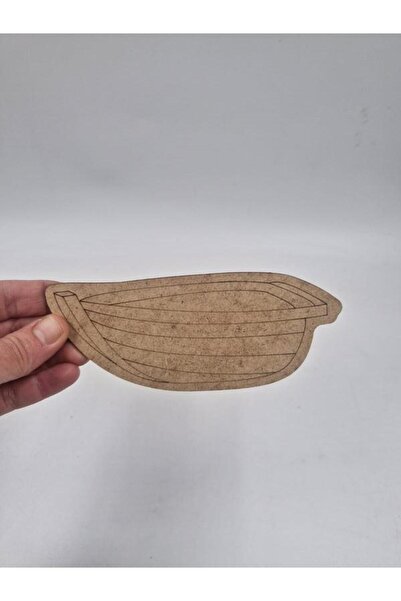 Mu Art Ahşap 10 قطع من الكاياك الخشبي للرسم المدرسي والأنشطة الفنية مقاس 15 سم