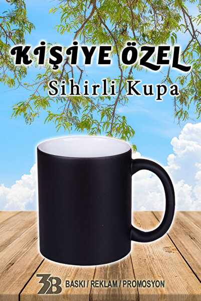 3B BASKI REKLAM PROMOSYON RENK DEĞİŞTİREN SİHİRLİ KUPA BARDAK