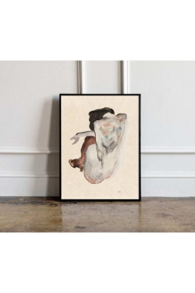 NinaStore Egon Schiele Çıplak Kadın (1912) Baskı Egon Schiele Sanat Baskısı E...