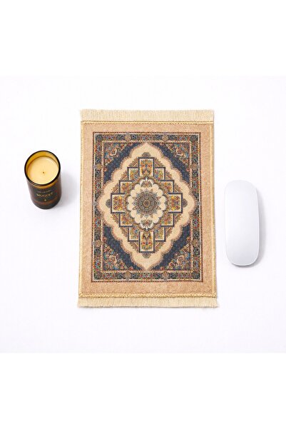 Madame Nazar Dekoratif Mousepad - Masa Aksesuarı ve Dekorasyon, Etnik desen m...