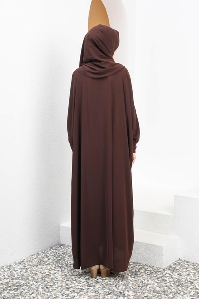 ZESA TASARIM Acı Kahve Yarasa Kol Ferace