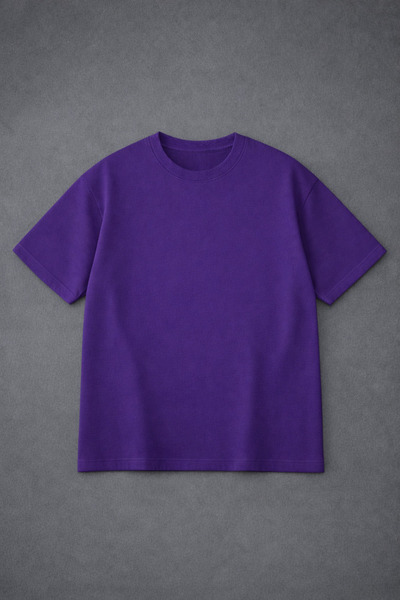 LORVEX T-Shirt Oversized Unisex 100% Cotton Comfortable Fit Unprinted T-Shirt