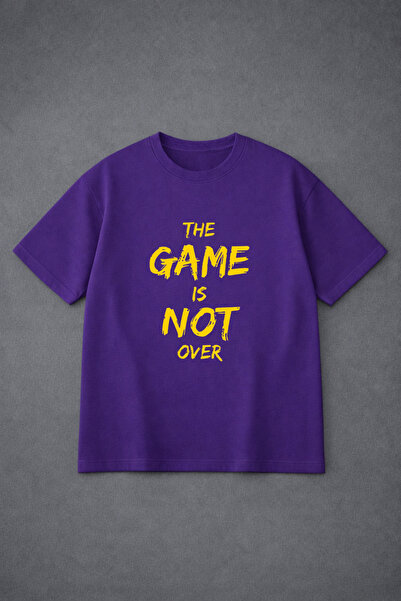 LORVEX Oversized T-Shirt Comfortable Fit Game Is Not Printed Printed