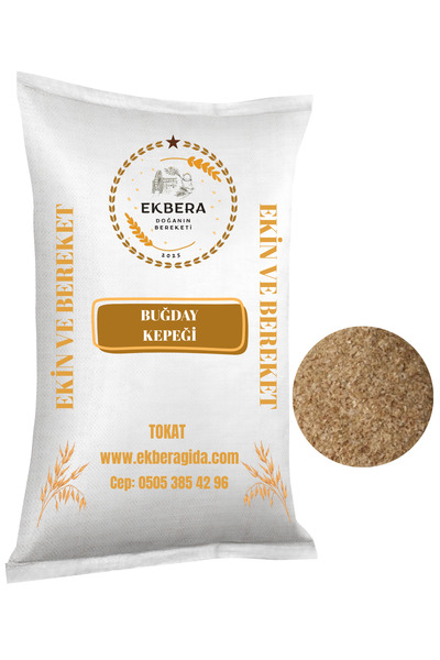 EKBERA Buğday Kepeği – Çok Amaçlı KullanımGıda & Yemlik Uygun - 1 kg