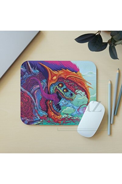 riyaz Hyper Beast - Rectangular Gaming Mouse Pad, 17.5 cm X 19.50 cm