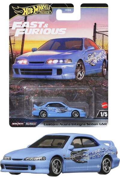 HOT WHEELS Premium - F&F - Custom Acura İntegra Sedan GSR 1/5