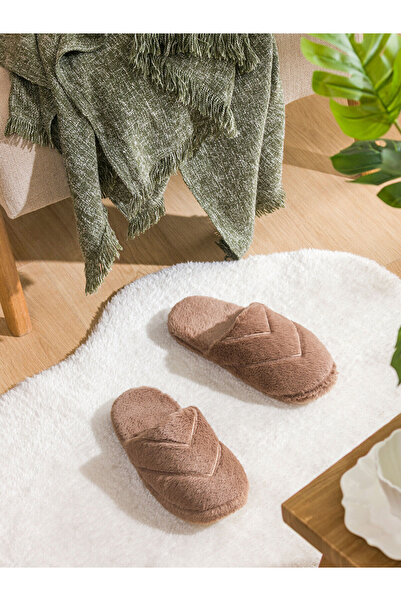 LC Waikiki Alita City Lcw Steps Brown Women's Slippers with a Difference