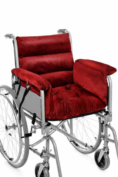 HillMaxx Tekerlekli Sandalye Konfor Minder Seti – Oturma + Sırt + Kolçak Dest...