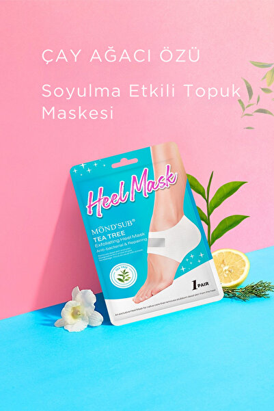 MondSub Çay Ağacı Özlü Soyulabilir Topuk Maskesi – Ölü Deri ve Koku Giderici ...