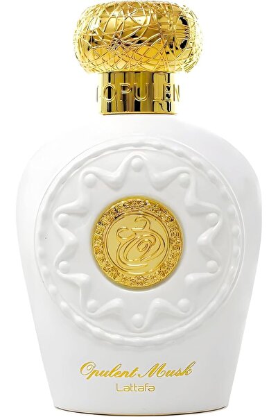 Lataffa Opulent Musk Eau de Parfum, 100ml, White Bottle with Gold Cap