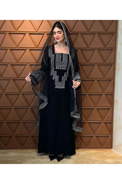 Sukar Luxurious jalabiya with a veil for foundation