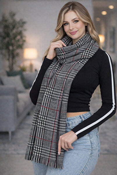 Jusmart 1 Unisex Patterned Shoulder Shawl ◆   Wool Acrylic Blend ◆   Suitable for 4 Seasons Use ◆   Stylish and Comfortable