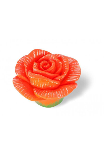 Siro Plastic Button (Children's Furniture) - Orange Rose
