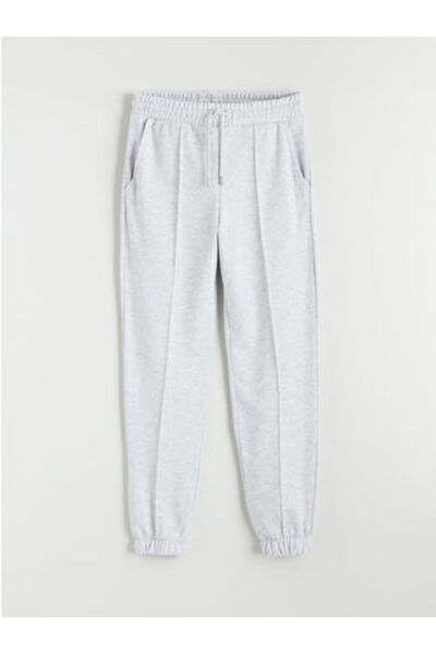 LC Waikiki M1 Sezon Gray Women's Jogger Pants Sweatpants with Elastic Waist