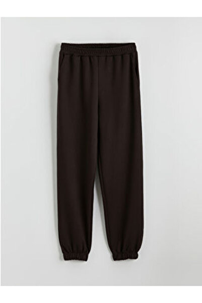 LC Waikiki M1 Sezon Brown Soft Touch Women's Jogger Pants Sweatpants with Ela...