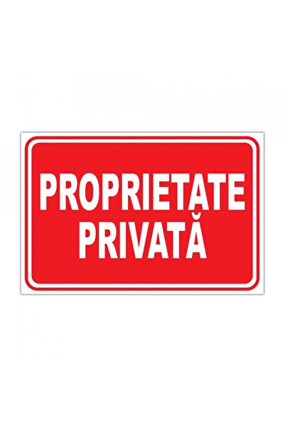 Generic (Unbranded) Indicator de informații privind proprietatea privată, PVC...