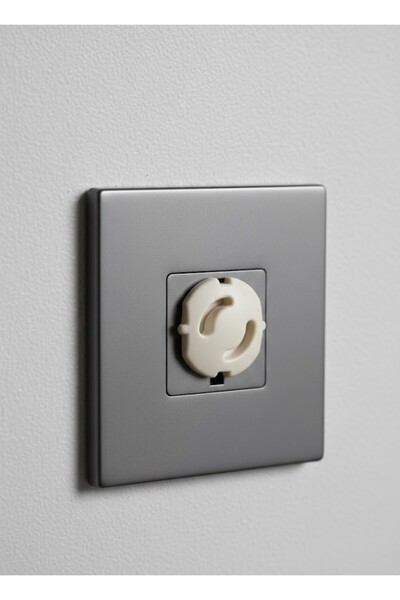 ÜçKol Ticaret غطاء حماية مقبس الطفل (6 قطع) سلامة الطفل، غطاء المقبس، غطاء ال...