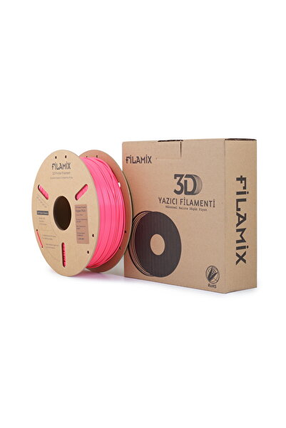 FİLAMİX PLA+ Gül Rengi 3D Filament 1.75mm 1kg - Teknoartshop