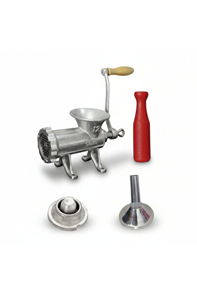 Russet 4'lü İçli Köfte Aparatı + Sucuk Hunisi + Tokmak + Kollu Döküm Shulle 1...