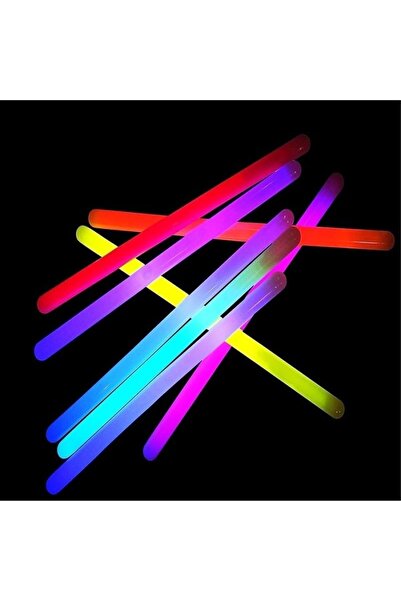 AyrStore 25 ADET VIP DELUXE KALIN GLOW STİCK NEON IŞIK FOSFORLU ÇUBUK IŞIKLI ...