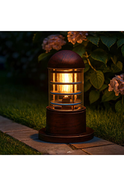 HAMER 23cm garden lantern, stylish modern design, outdoor lighting poles