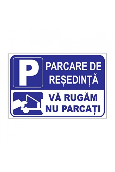 Generic (Unbranded) Indicator reflectorizant de parcare, PVC 20x30 cm