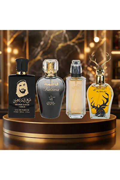 Eau Dubai Set of 4 Arabian Perfumes (2x Men + 2x Women) 100ML - Sheikh Zayed ...