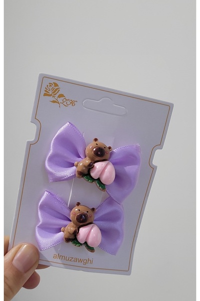 LO ADORO 2 bucăți agrafe de păr pentru fetițe cu păr scăzut, agrafe capibara,...