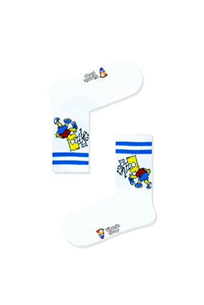 Limmon Store Angry Simpson Athletic Socks