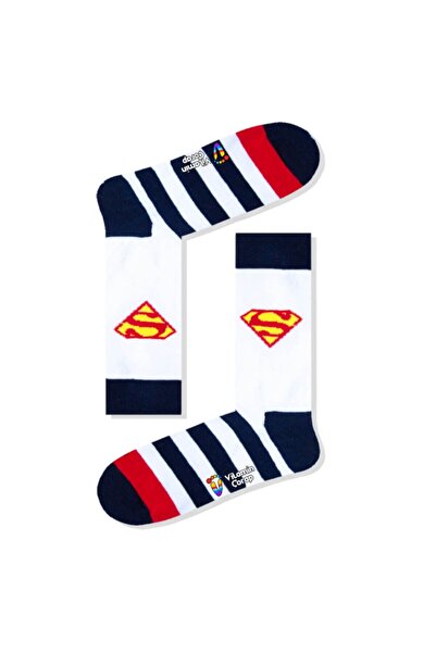 Limmon Store Superman White Color Socks
