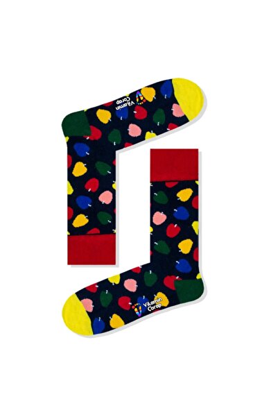 Limmon Store Pear Apple Colored Socks