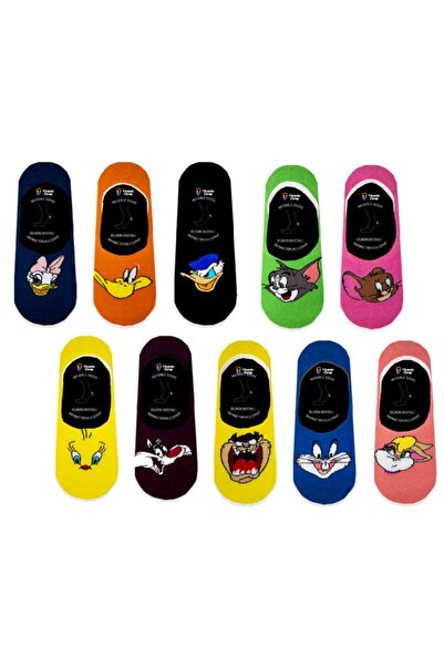 Limmon Store مجموعة من 10 جوارب راقصة الباليه الكرتونية