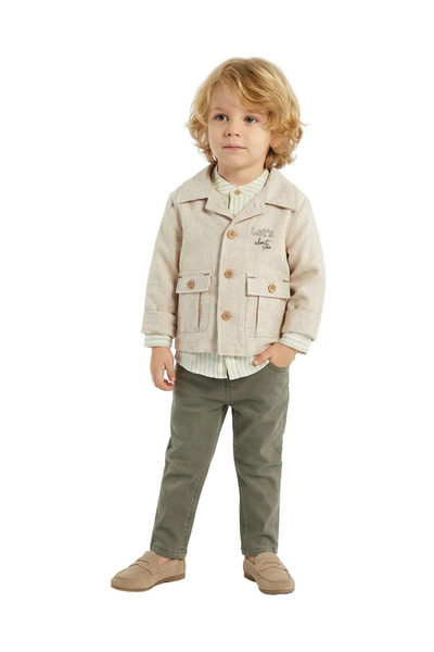 The-kid.co Urban Baby Boy 2-Piece Pants Set - Green