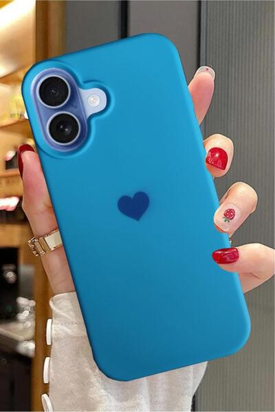 3GEN CASE İphone 17 Kalp Logolu Renkli First Silikon Kılıf