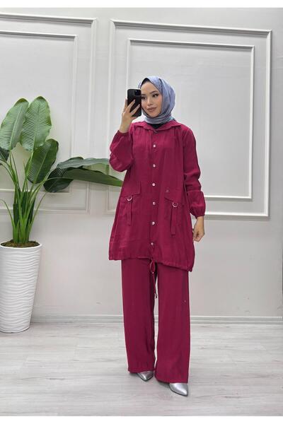 moda acar Parachute Cloth Pants Suit