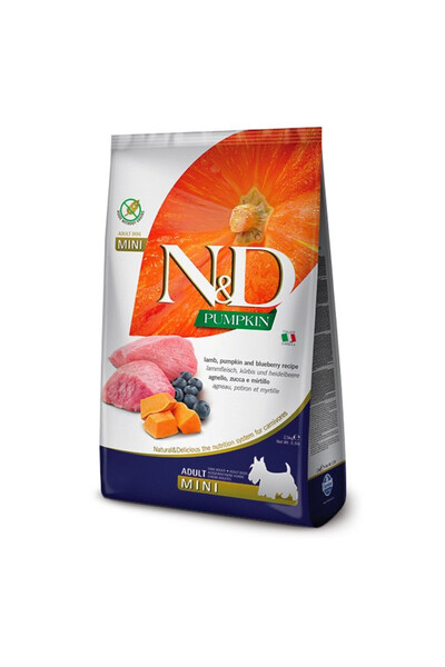 Other Dry cat food FARMINA N&D GF PUMPKIN ADULT MINI lamb 2x2.5kg