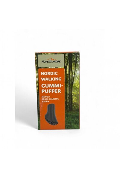 Adventuridge Nordic Walking stick rubber tips – Cross Country model, set of 4...