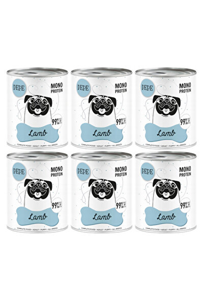 Other Karma mokra dla psa Paka Zwierzaka Pepe Miel 99% jagnięcina 6x800g