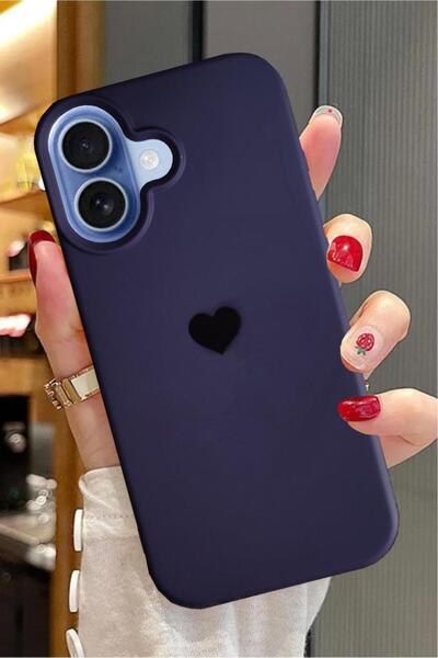3GEN CASE İphone 17 Kalp Logolu Renkli First Silikon Kılıf