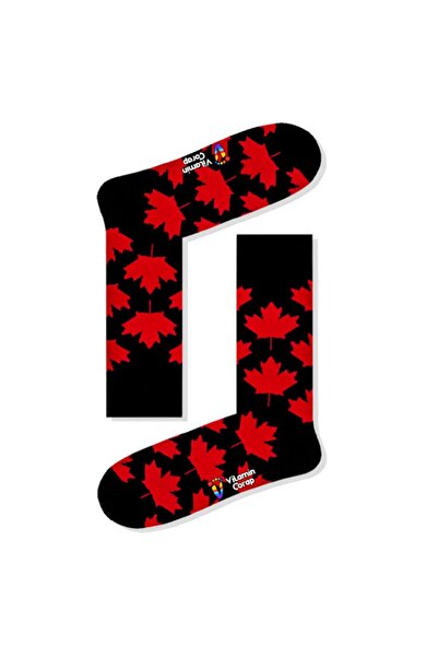 Limmon Store Canadian Black Colored Socks