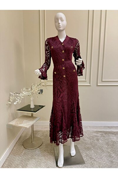 MYROSE SA Burgundy dress, free size