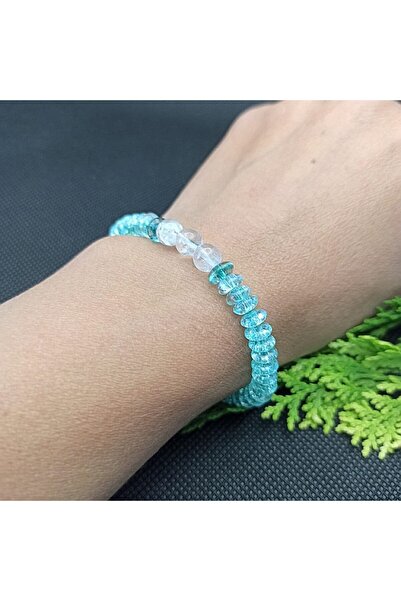 Ezera Yohana Bracelet with Transparent Quartz Crystals