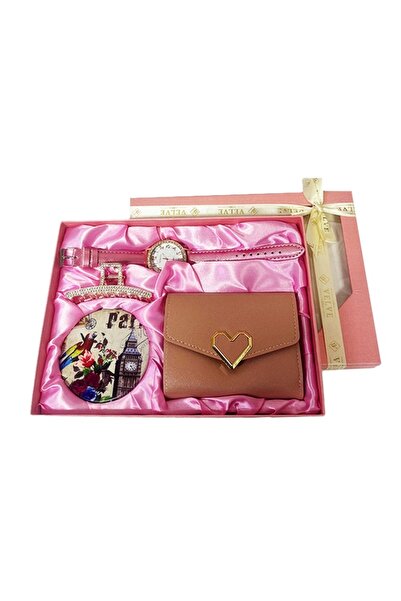 velve Set pentru femei Jesou Collection,ceas dama, portofel, clama pentru par...