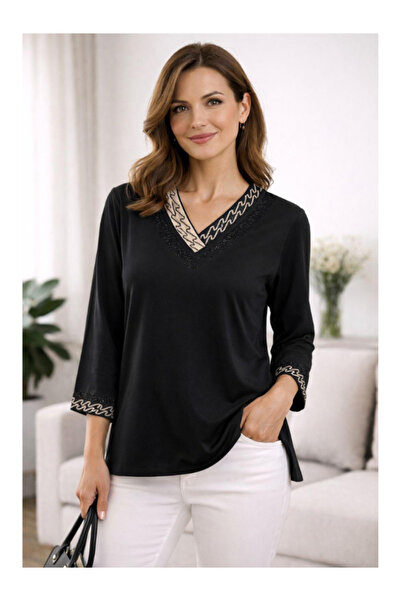 BERNEO Women's Mother Combed Cotton Special Design Premium Sweater