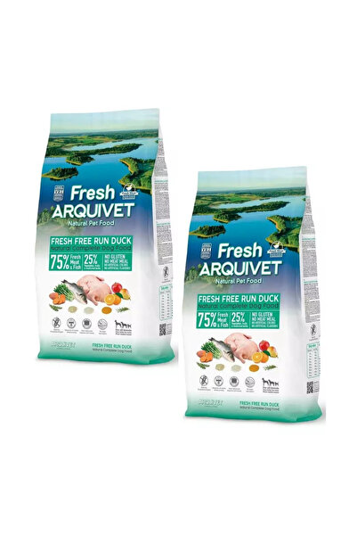 Other Karma dla psa ARQUIVET FRESH półwilgotna kaczka/ryba 2x2,5kg