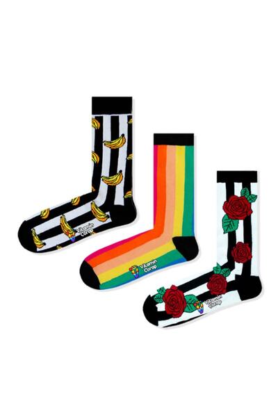 Limmon Store Set of 3 Vitamin Colored Socks