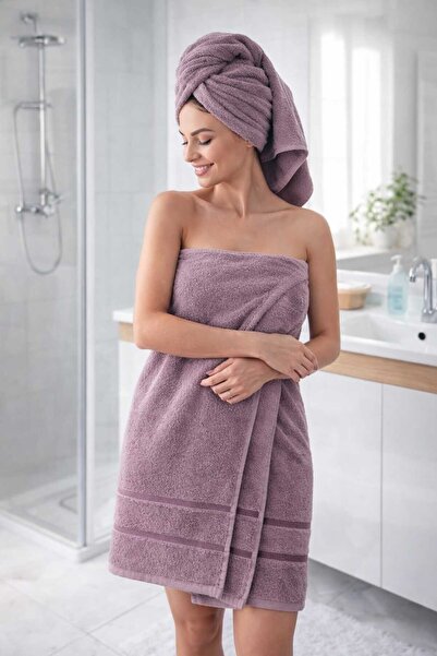 altınterim avm 95X140 Bath Towel 2 Pieces Head Towels