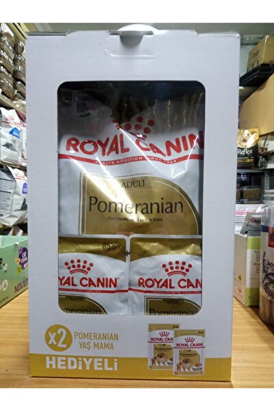 Royal Canin Pomeranian Adult Yetişkin Köpek Kuru Maması 1.5 kg+2 adet pomeran...